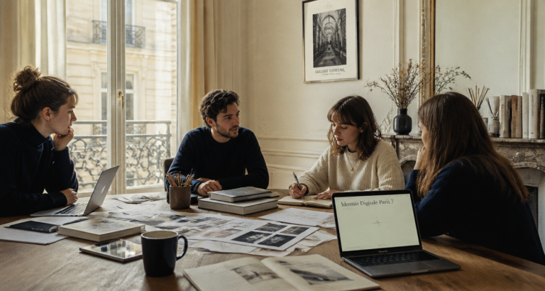 agence web paris 7ème réunion équipe