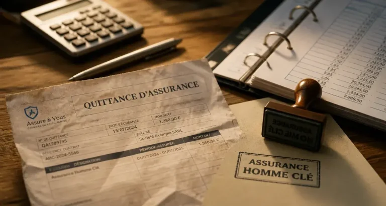 Assurance homme clé comptabilisation : quittance et indemnités