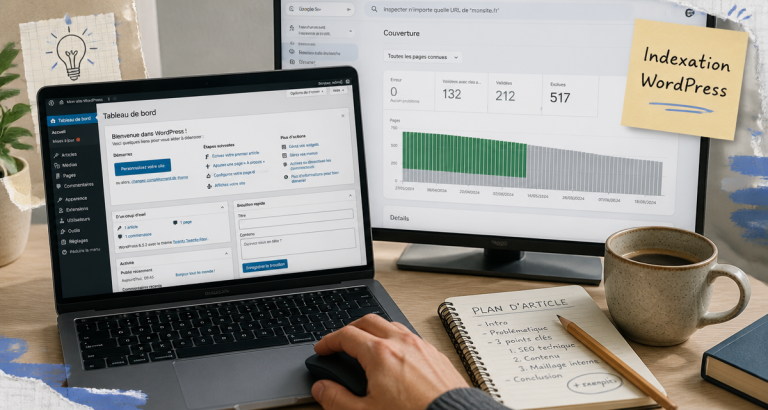 indexation wordpress ordinateur et search console
