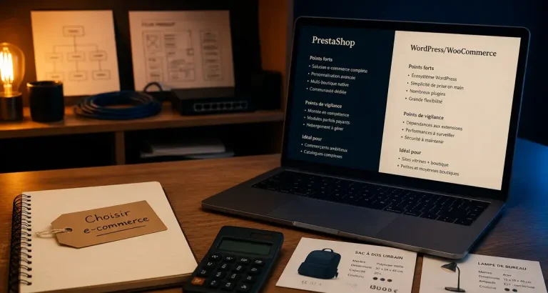 PrestaShop et WordPress, choix CMS e-commerce