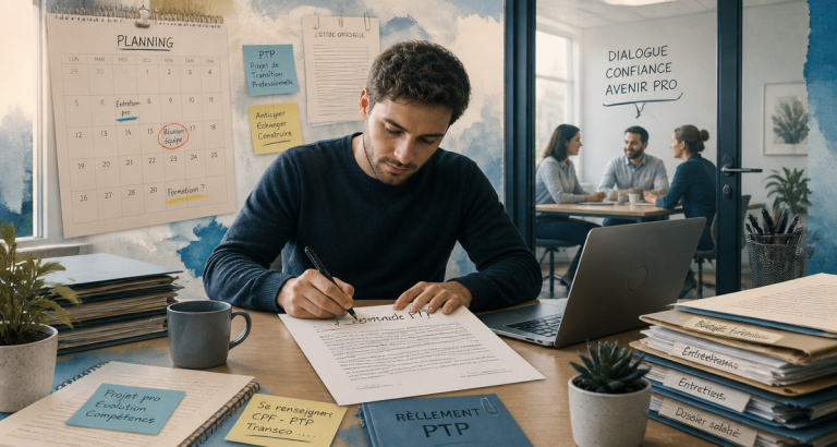 ptp refus employeur salarié lettre