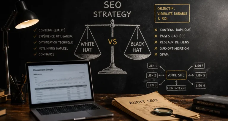 SEO manipulation black hat, baisse de visibilité et audit SEO