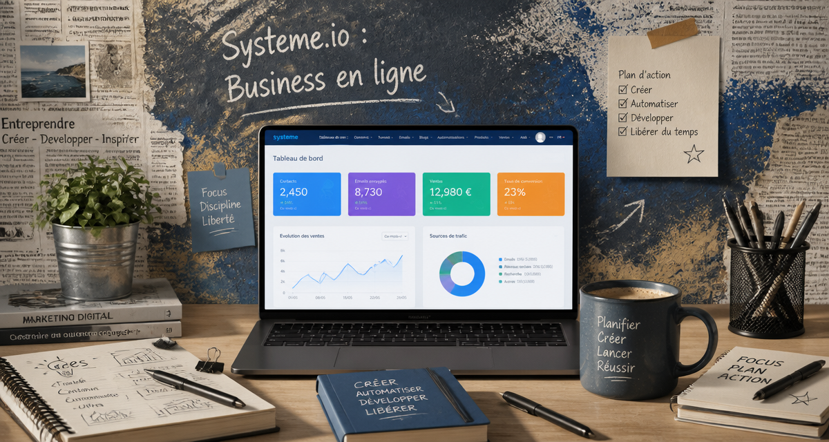 systeme io avis interface gestion tout-en-un