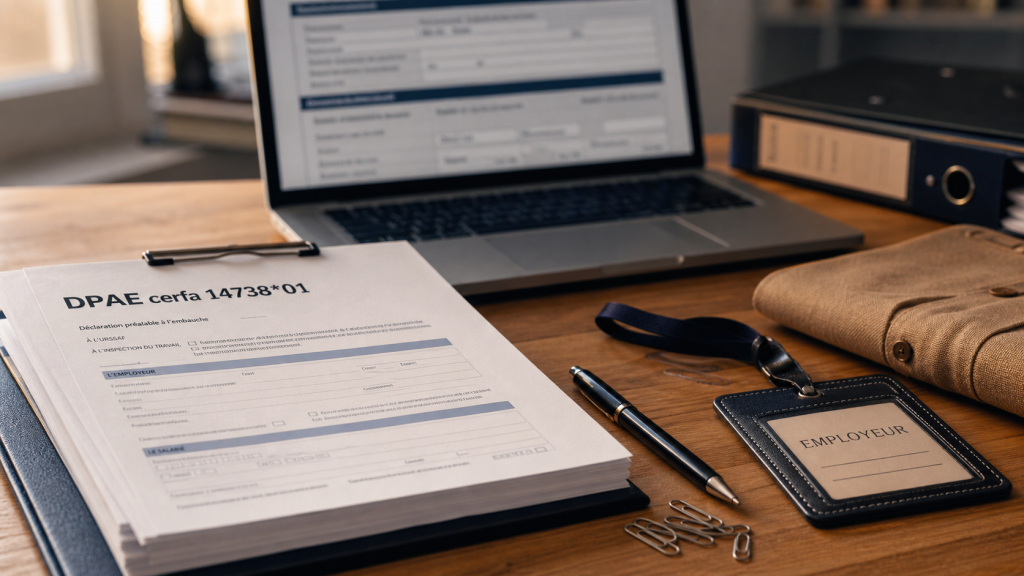 cerfa dpae 14738*01 : dossier et formulaire administratif