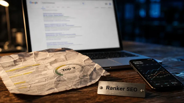 Ranker SEO : Top 3 sur Google, SERP et positions