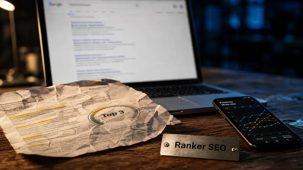 Ranker SEO : Top 3 sur Google, SERP et positions
