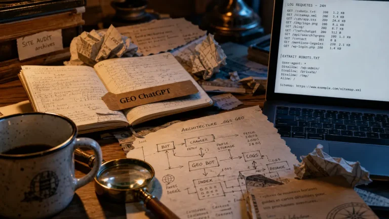 SEO chatgpt : bureau GEO avec robots.txt et citations explicites