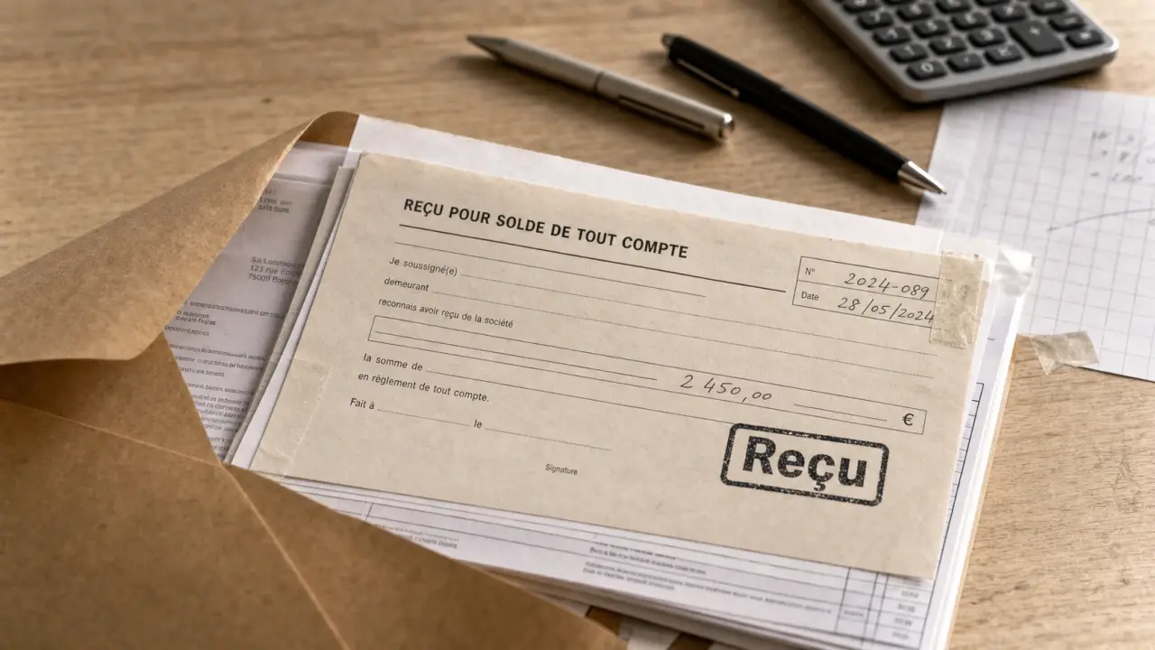 Solde de tout compte def : documents, reçu et contestation