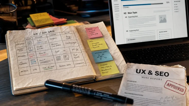 User experience and seo : vitesse, navigation et contenus UX/SEO