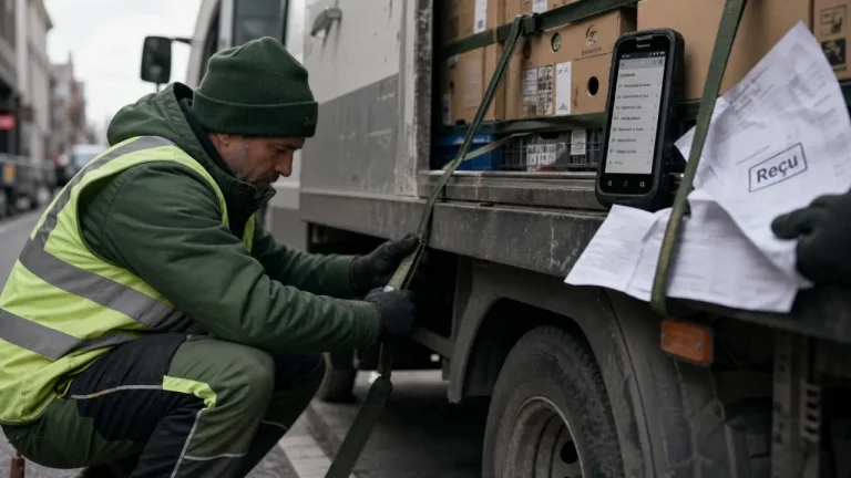 Chauffeur livreur competence : livraison client en tournée