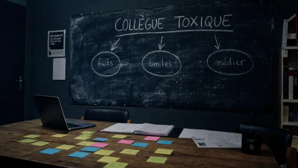 Collègue toxique : critique systématique, manipulation en réunion