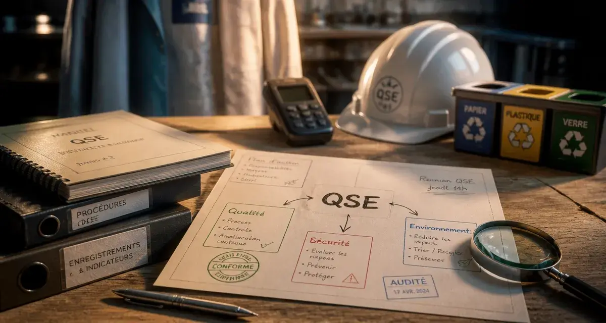 QSE définition : documents et schéma qualité sécurité environnement