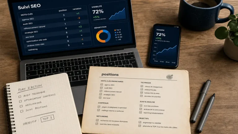 Ranks SEO : suivi positions, concurrents et visibilité