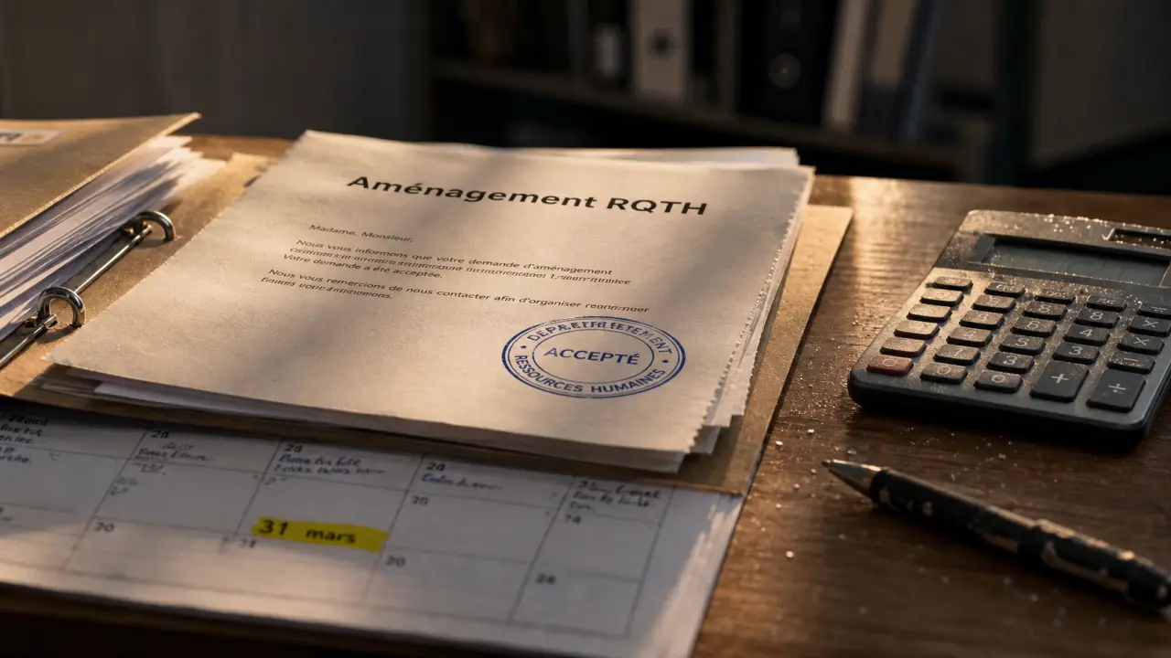 Temps partiel RQTH : dossier de demande et date à prévoir