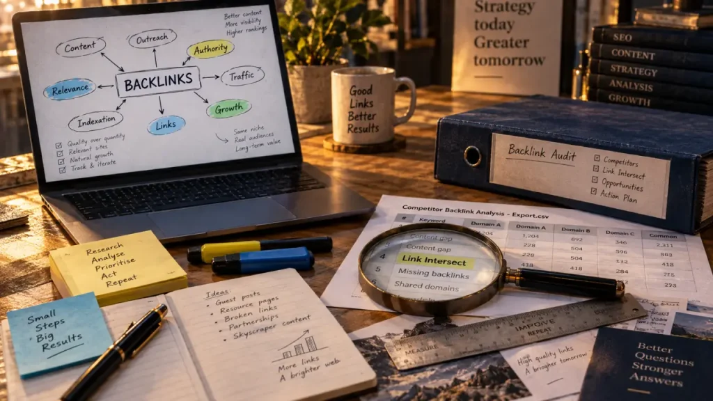 Backlinks des concurrents : analyse et risques SEO