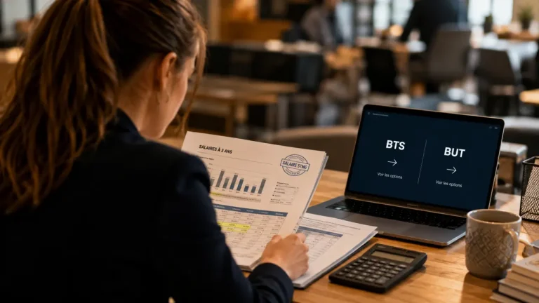 stmg métier salaire : comparer BTS ou BUT après bac STMG