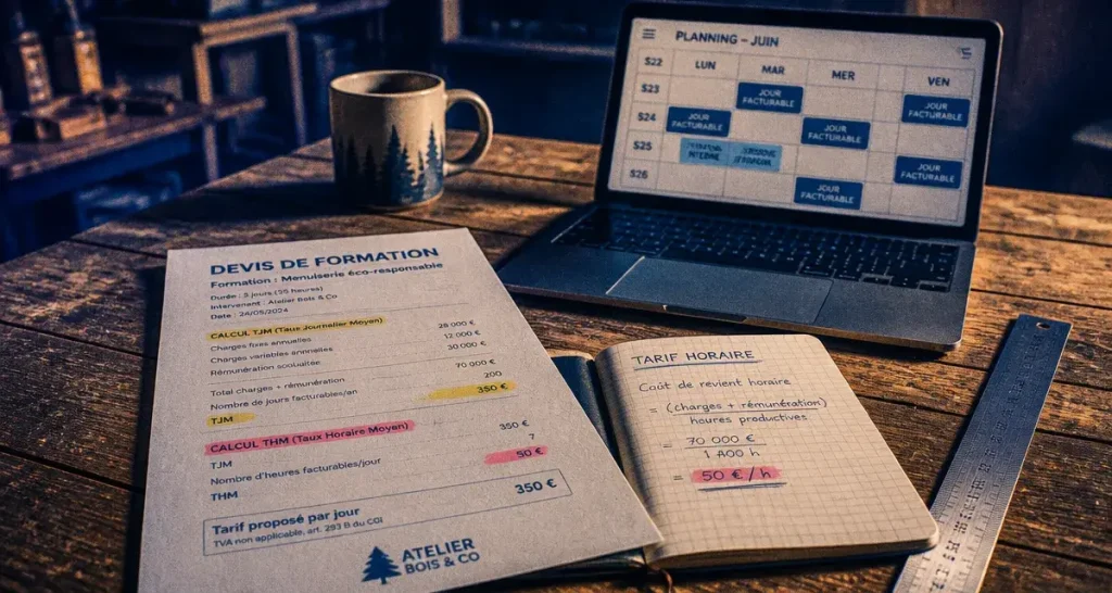 Tarif horaire formateur indépendant : 40 à 150 €