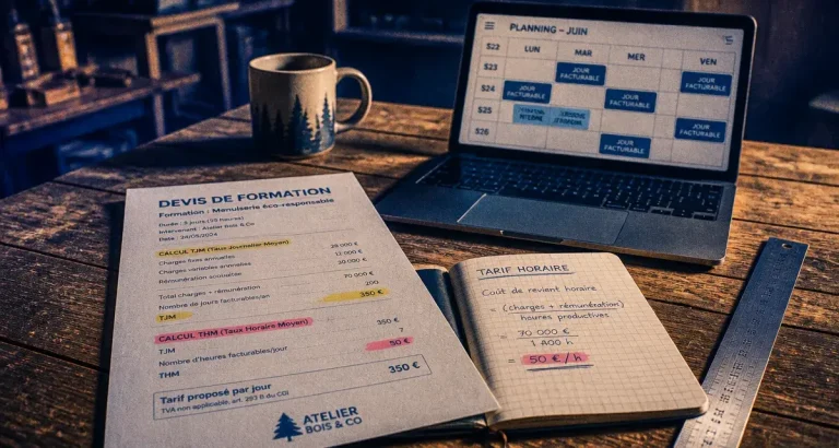 Tarif horaire formateur indépendant : 40 à 150 €