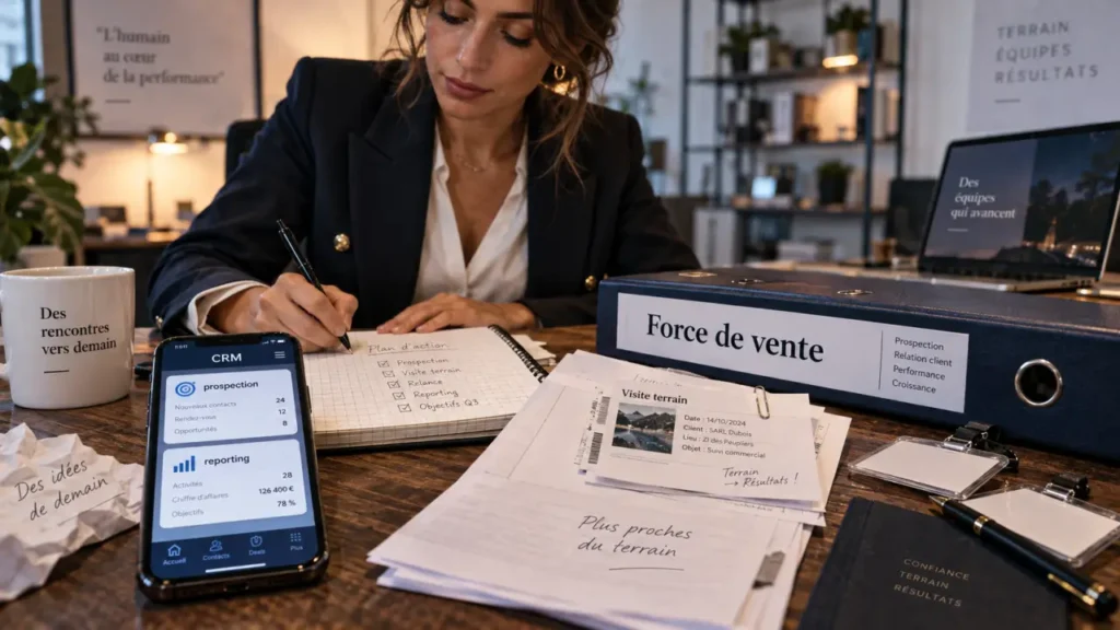 Externalisation force de vente : CRM et maîtrise commerciale